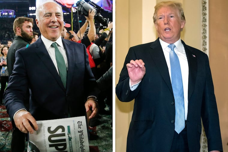 Jeffrey Lurie's Eagles will visit the White House next month.