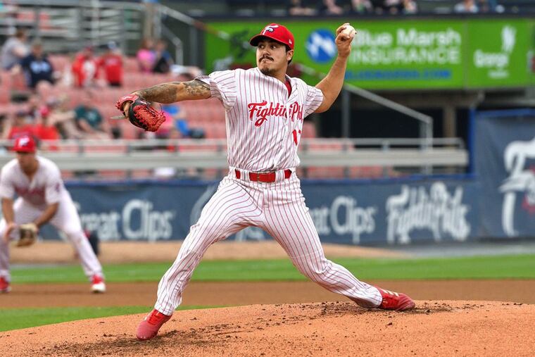 Lefthander Jojo Romero pitched eight innings of one-run ball in Reading’s 3-1 win over Trenton Wednesday.