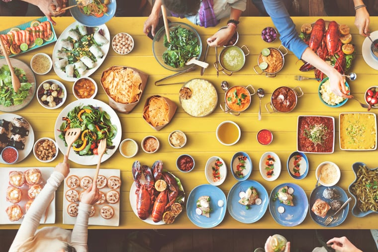 Label foods on a buffet: "This stuffing is nut-free." If you have young guests with allergies, keep "off limits" foods well out of reach — or better yet, off the menu.