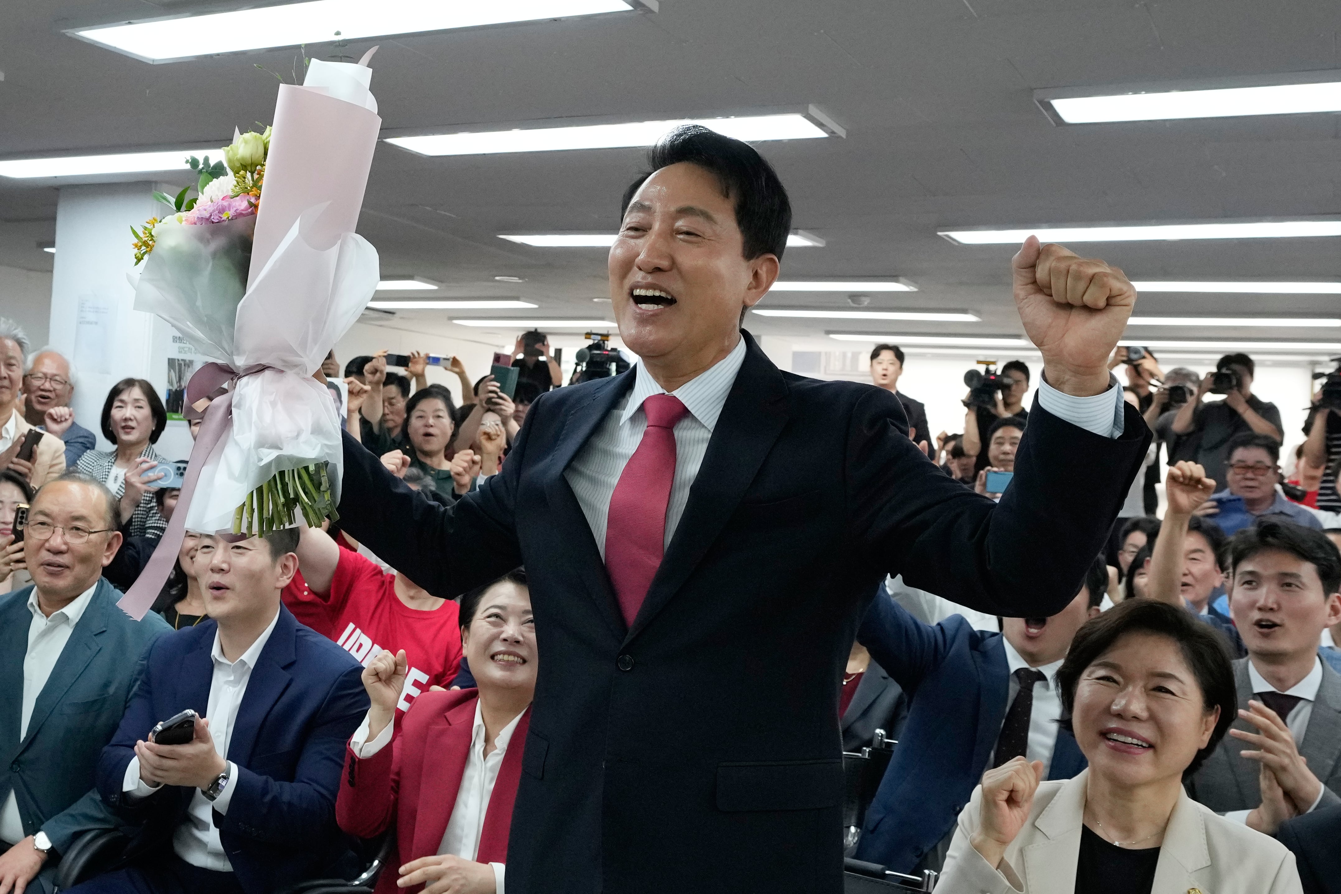 South Korea's ruling party wins most races in local elections but loses the crucial Seoul contest