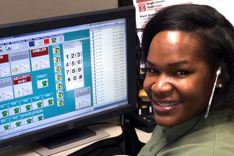 Her personality wowed a Temple University security officer, and that has led to an impressive career
for Phylicia Rosario.