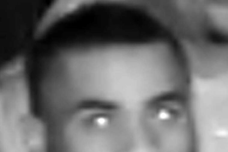 This image from a video shows the man police sought for questioning.