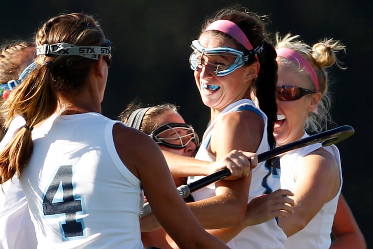 The Shawnee field hockey team beat Moorestown, 6-1, on Tuesday. (Ron Cortes/Staff Photographer)