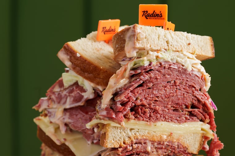 The Flatbush Avenue sandwich at Radin’s Delicatessen in Cherry Hill, NJ on Wednesday, Sept. 4, 2024.