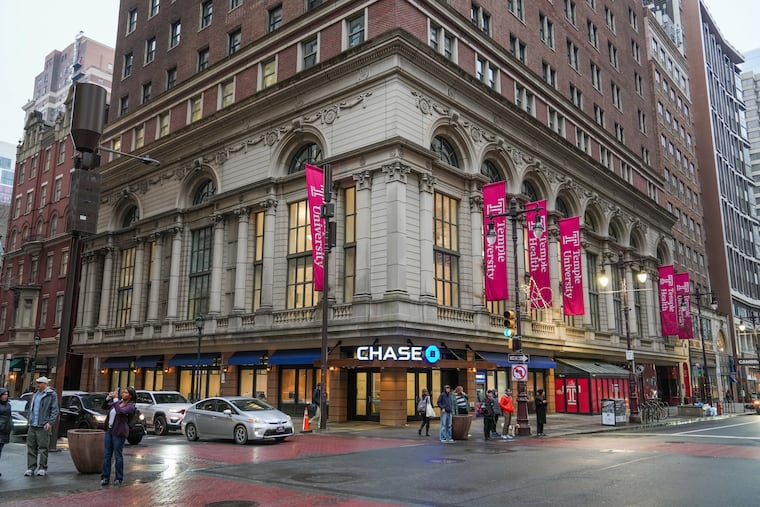 Temple University's Terra Hall, Broad and Walnut Streets, March 4, 2026.