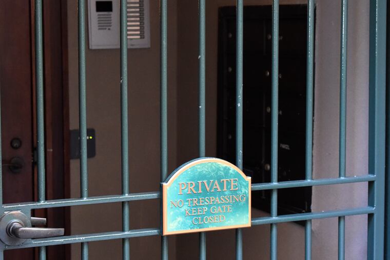 The outside of a Charleston, S.C., condominium belonging to Eugene Zurlo on Monday, Oct. 19, 2020. The Trump administration recently gave the longtime Republican political donor seed money to test a possible COVID-19-fighting blood plasma technology, noting Zurlo's "manufacturing facilities" in Charleston. An AP investigation found no manufacturing facilities. The company operates out of Zurlo's condo. He and his partners may now be in line for as much as $65 million in taxpayer money.