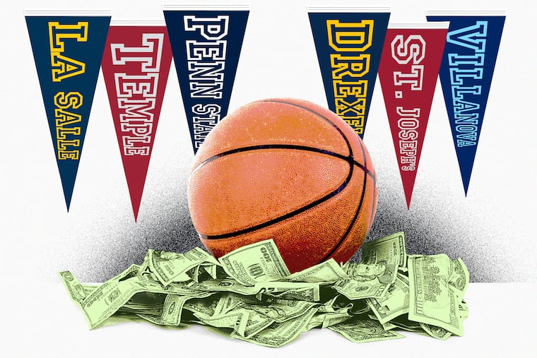Temple, Villanova, Penn State, St. Joseph's, Drexel, and LaSalle are among local schools that have started paying athletes.