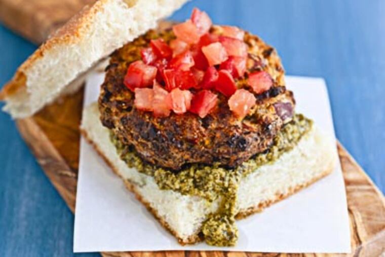 Italian Herb Burger from John Schlimm's Grilling Vegan Style (Photo: Amy Beadle Roth)
