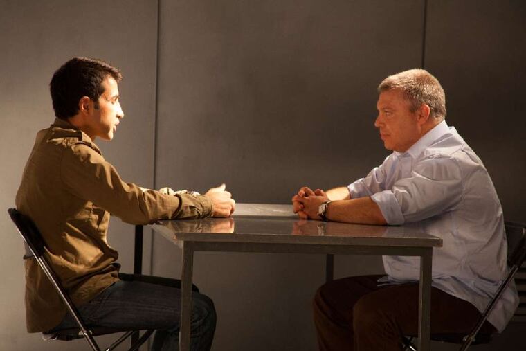 Mosab Hassan Yousef (left) with Gonen Ben Yitzhak, the Shin Bet intelligence officer who became his handler.