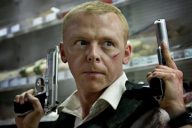 Simon Pegg stars in "Hot Fuzz," which he cowrote with director Edgar Wright.For "Shaun of the Dead," Pegg says, "we were already experts in zombies."