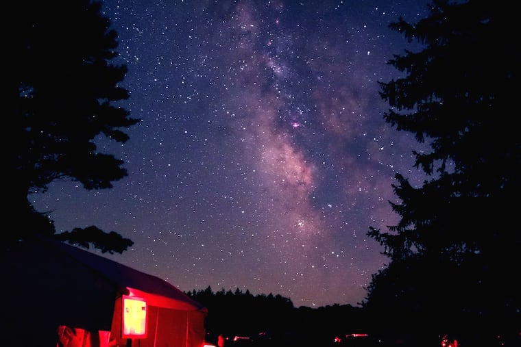 A night view at Cherry Springs State Park in Coudersport, Potter County. The Pennsylvania Department of Conservation and Natural Resources is getting $100 million to disburse from a newly created Parks and Outdoor Recreation Program designed to fund rehabilitation, repair and development of parks and forests.