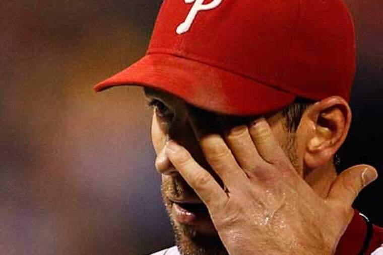 Cliff Lee allowed three runs in seven innings. (Ron Cortes/Staff Photographer)