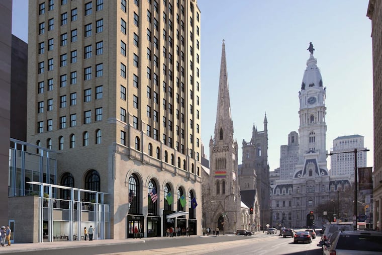 Realen Properties of Berwyn and HRI Properties of New Orleans are converting the 1920s Liberty Title & Trust building at 101 N. Broad St. into a 179-room Aloft hotel.