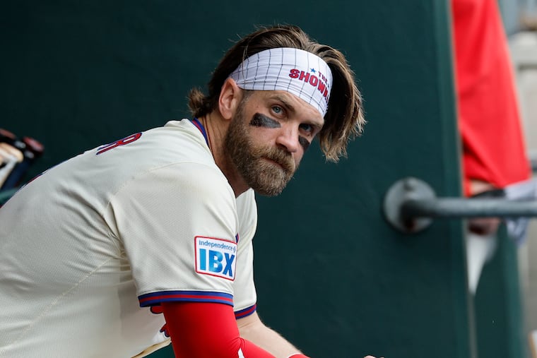 Bryce Harper has faced more curveballs than any hitter in baseball this season.