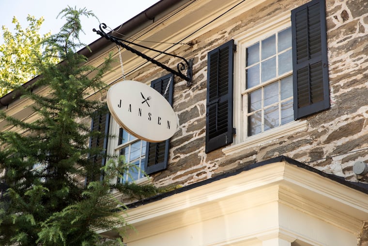 The exterior of Jansen in Philadelphia on Tuesday, Aug. 8, 2023.