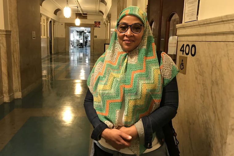 Carlette Golden after she testified at a City Council hearing on cash bail. Golden spent 14 months in jail, wondering exactly what she had been accused of and when she’d get her day in court. Then, she was bailed out as part of Black Mama’s Bail-Out Day.