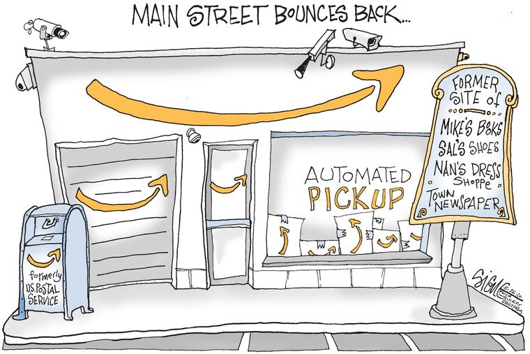 Bezos Postal Service in Bezosville.