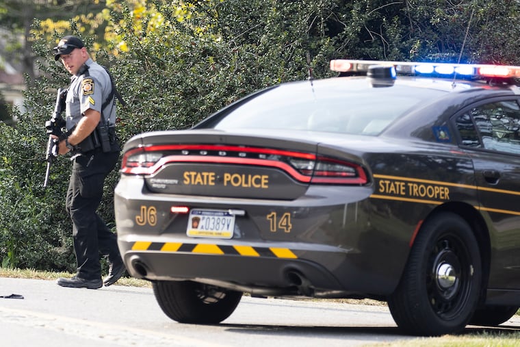 Pennsylvania State Police search Kendall Center, a retirement community, near Longwood Gardens as the search continues on Tuesday, Sept. 5, 2023 for Danilo Cavalcante who escaped from Chester County Prison.