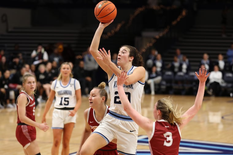 Maddy Siegrist of Villanova in action against St. Joseph's. (File photo)
