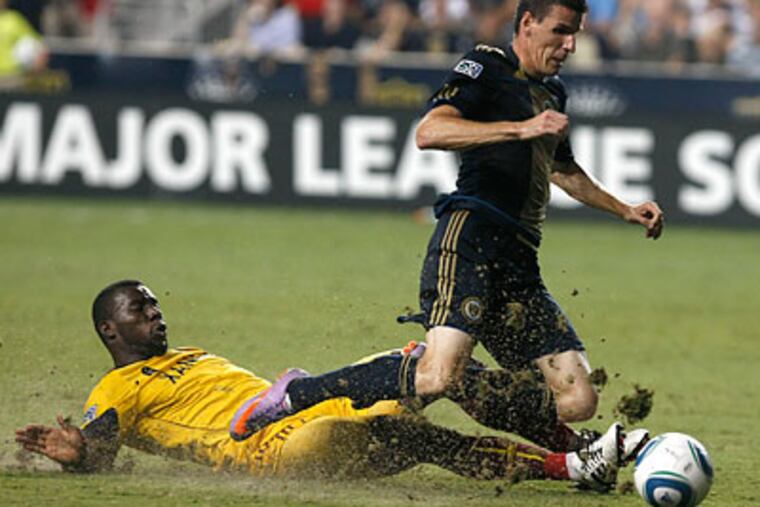 Sebastien Le Toux set up the Union's first goal. (Ron Cortes/Staff Photographer)
