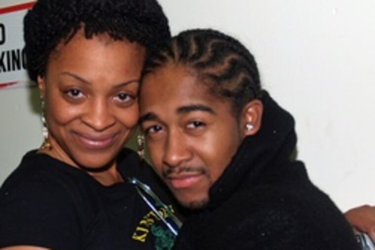 Laiya, of "Pooch & Laiya," with Omarion. WPHI is splitting her and Pooch. (See "Beat shake-up.")
