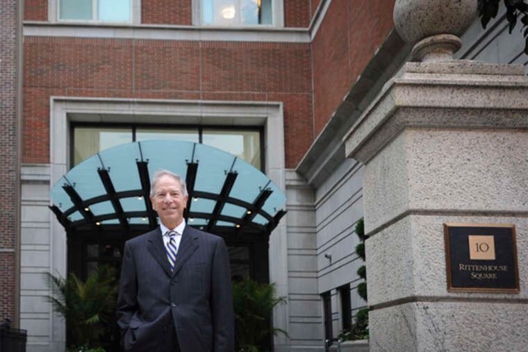 Carl Dranoff, brought in to turn the situation around, stands in front of 10 Rittenhouse Square.