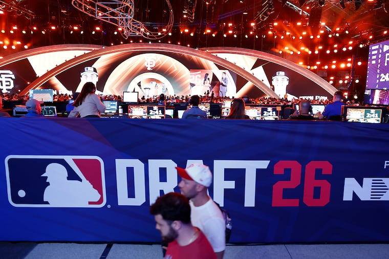 The 2026 MLB draft was held at the Pennsylvania Convention Center on Saturday.