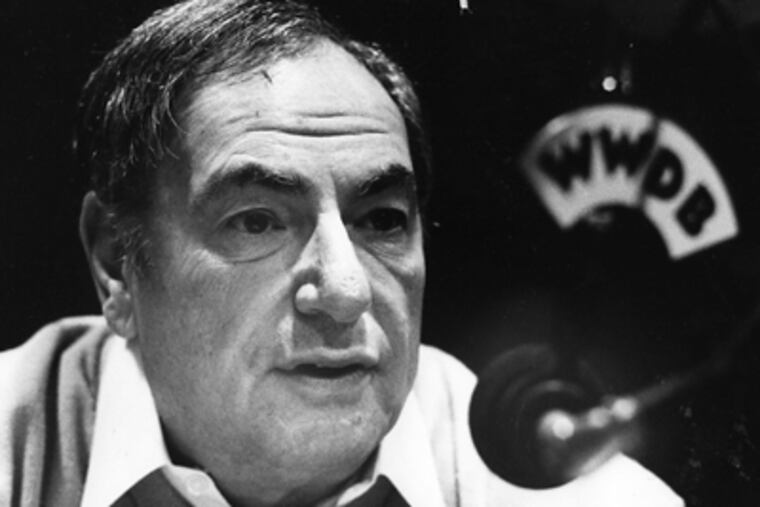 Talk host Irv Homer at WWDB. He moved on to WBCB-AM and ran his own Internet station. (Rick Bowmer / File Photograph)