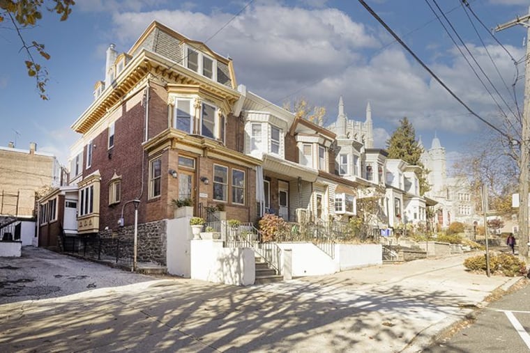 The five-bedroom, 2½-bathroom home in East Falls is 2,288 square feet.