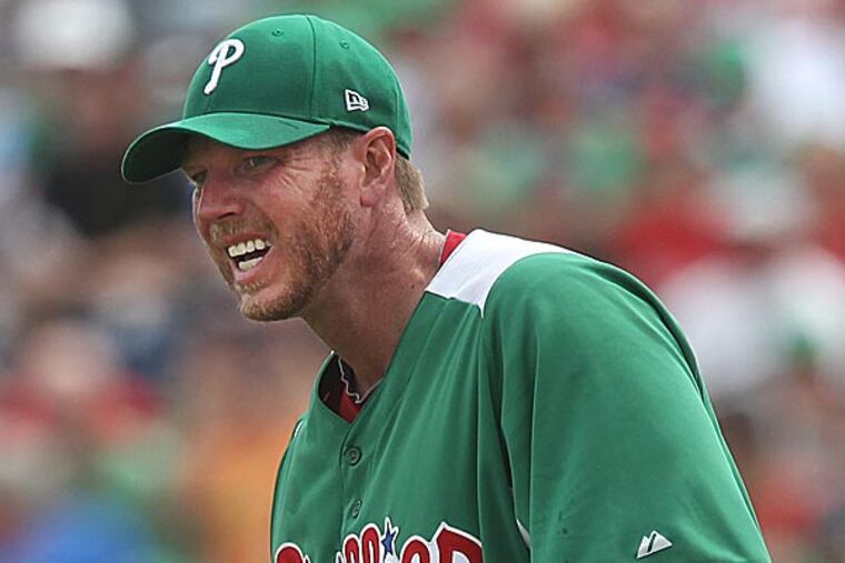 The goal is to have Roy Halladay productive for the long haul, and it is fair to at least consider that the best way to meet that objective will involve leaving him behind. (Michael Bryant/Staff Photographer)