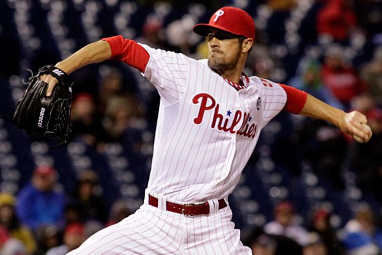 Phillies pitcher Cole Hamels. (H. Rumph Jr/AP)