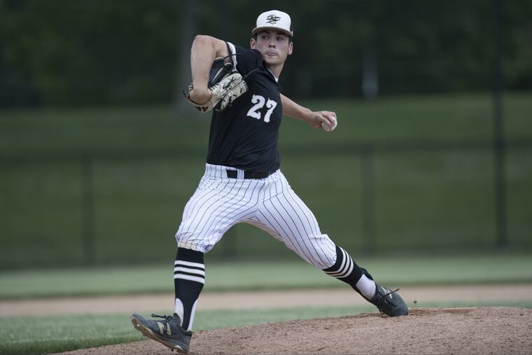 Neumann-Goretti's Joe LaFiora whiffed 14 batters in six innings in a 7-2 triumph over Dock Mennonite.