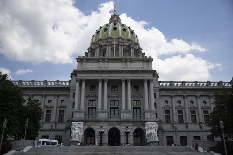 Pennsylvania’s state Capitol building in downtown Harrisburg