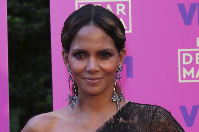 Halle Berry arrives at the 2nd Annual "Dear Mama: An Event To Honor Moms" on Saturday, May 6, 2017, in Pasadena, Calif.