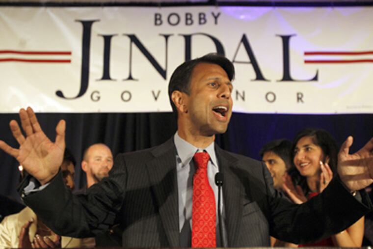 Louisiana Gov. Bobby Jindal won reelection last month with 66 percent of the vote — after cutting the state budget 25 percent and almost 9,900 government jobs in four years. (MICHAEL DeMOCKER / New Orleans Times-Picayune, AP Photo)