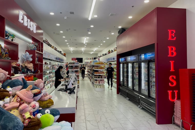 The store offers Japanese products from snacks to home goods.