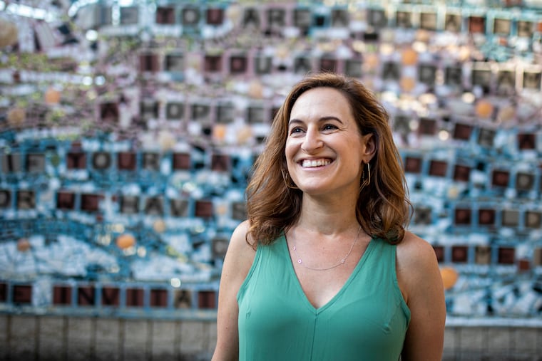 Jessica Tilli, who was honored by President Biden with a Presidential Award for Excellence in Mathematics Teaching, at Meredith Elementary in Philadelphia, Pa., on Friday, July 8, 2022.