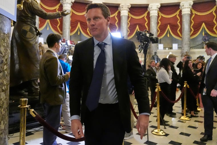 Paramount Skydance chairperson and CEO David Ellison arrives before President Donald Trump delivers the State of the Union address to a joint session of Congress in the House chamber at the U.S. Capitol in Washington, Tuesday, Feb. 24, 2026.