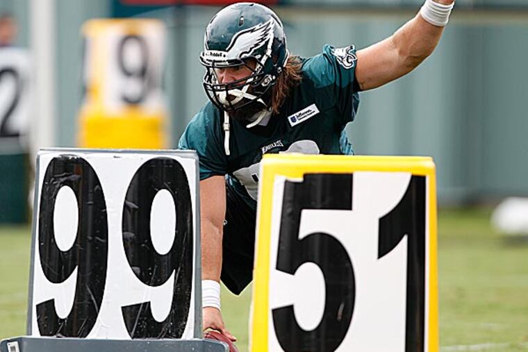 Eagles center Jason Kelce. (David Maialetti/Staff Photographer)