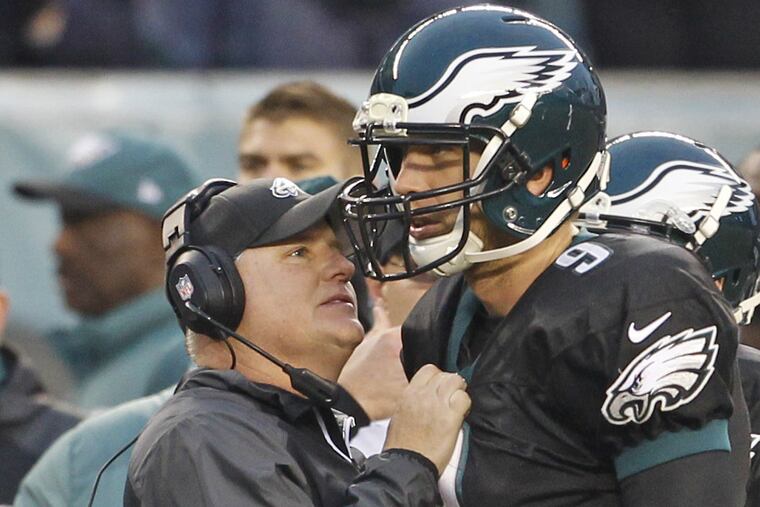 Chip Kelly says Nick Foles can get even better than he was last season.