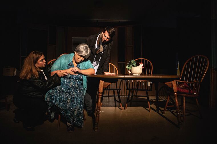 (Left to right:) Anjoli Santiago, Gabriela Sanchez, and Thomas Choinacky in Power Street Theatre Company's acclaimed production, "MinorityLand," which premiered at West Kingston Ministry and Norristown's Theatre Horizon. Supporting impactful art in BIPOC and underserved communities is the goal of a new $3 million grant program, Art Works, announced Thursday.