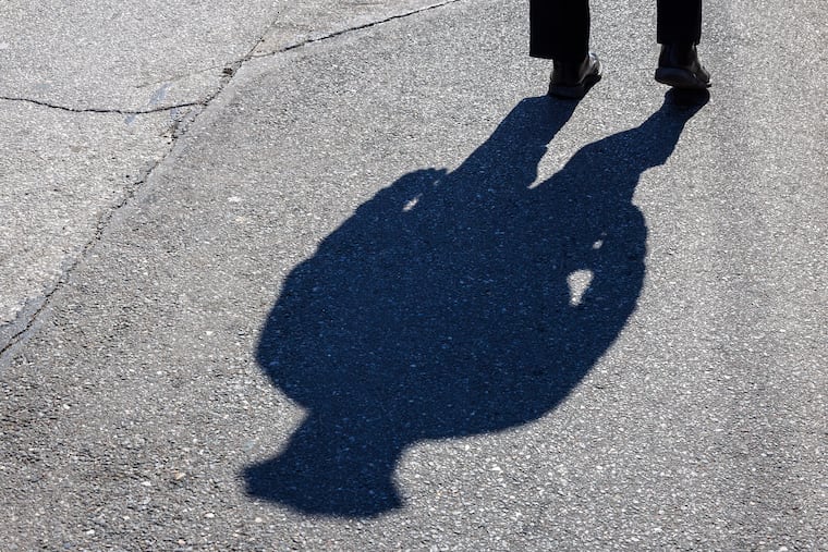 A police officer in North Philadelphia.