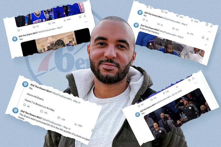 Run by Ridley Park native Kevin Taddei, longtime fan favorite X account @DidTheSixersWin is shutting down after 10 seasons of 76ers basketball. It started tweeting the result of every game in 2014 while the Sixers were on a 26-game-losing streak.
