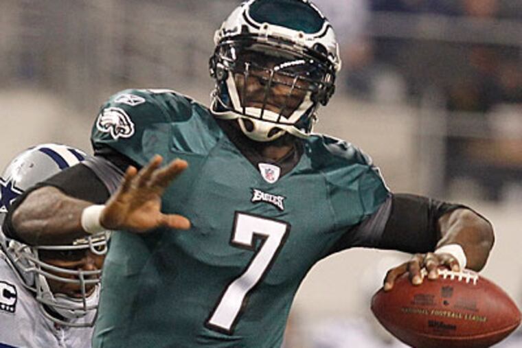 Despite the Eagles' lackluster record, Michael Vick has proven that he can run the team's offense. (Ron Cortes/Staff Photographer)