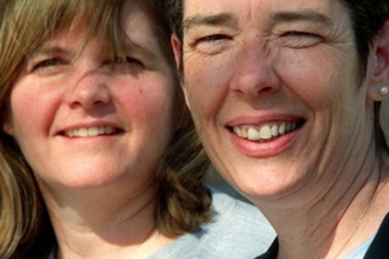 Joan McConnon (left) and Sister Mary Scullion