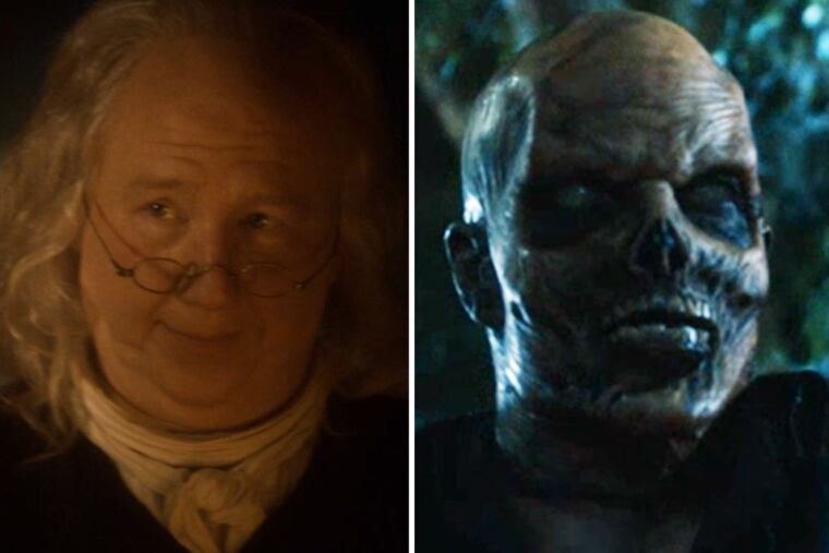 On Fox's "Sleepy Hollow" Ben Franklin turns magical mad scientist and sews together a creature called the Kindred from the body parts of dead soldiers.