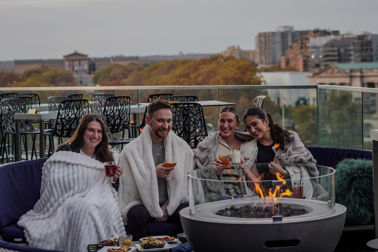 Assembly Rooftop is just one of many places to warmly dine outdoors.