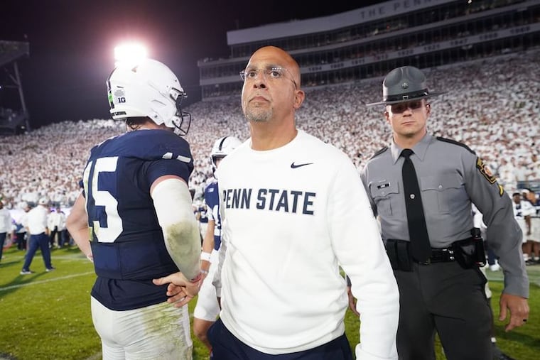 James Franklin had national title hopes this season at Penn State, but the season has quickly unraveled.