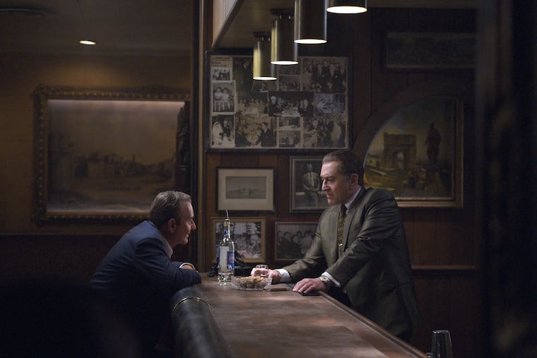 Joe Pesci as Russell Bufalino and Robert De Niro as Frank Sheeran in Netflix's 'The Irishman'