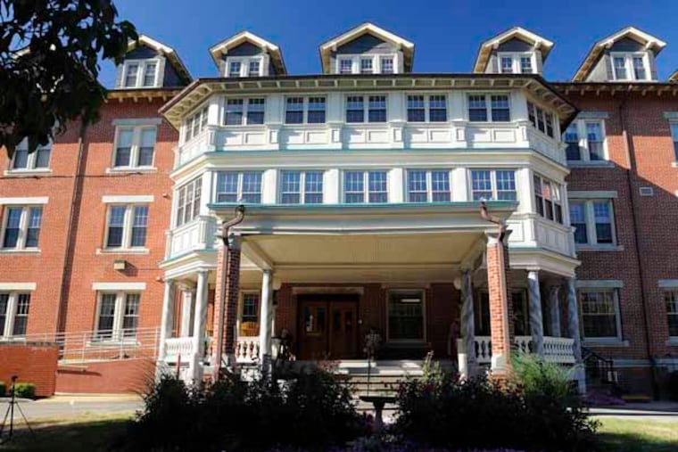 Stapeley Hall, a Quaker retirement home in Germantown, rescued from a financial crisis in 2010 by Wesley Enhanced Living, is undergoing a $5 million renovation. Source for the photo is Wesley Enhanced Living.